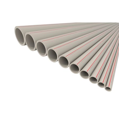 Труба полипропиленовая FV-Plast Hot увеличенный проход 63х2000 мм PN28 серая (101063/112063/AA1120630)