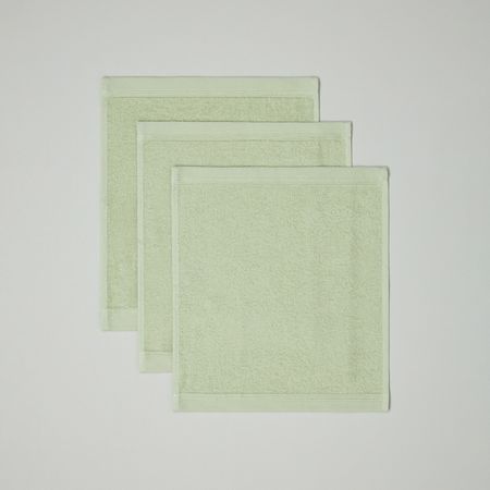 Комплект махровых салфеток Джино/Gino, зеленый