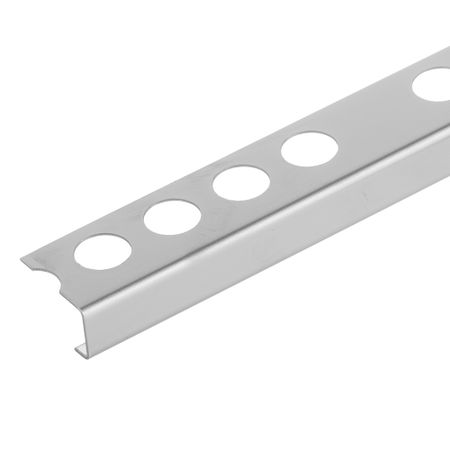 Профиль для плитки до 12 мм полированный Г-образный нержавеющая сталь 2700х25х13,6 мм угловые кронштейны naierdi золотые бронзовые 40 мм из 10 штук