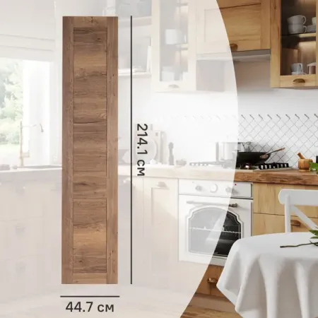 Фасад для кухонного шкафа Рошаль 44.7x214.1 см Delinia ID ЛДСП цвет темное дерево виктория михайловна рошаль быстрые заготовки