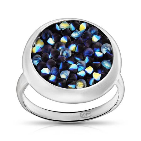 Серебряное кольцо SOKOLOV с кристаллами