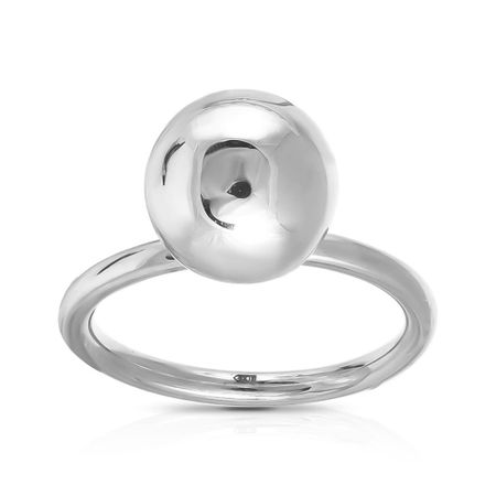 Кольцо Шарик из серебра головоломка шарик av 36 av 142