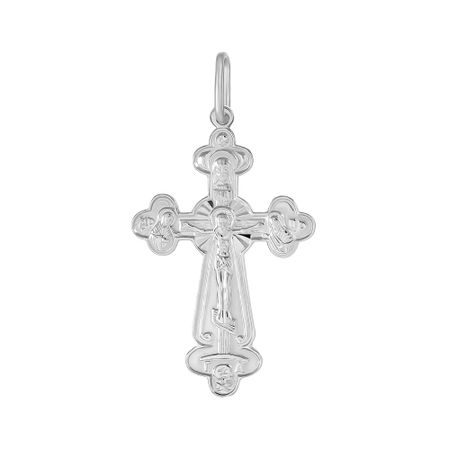 Подвеска-крестик из серебра