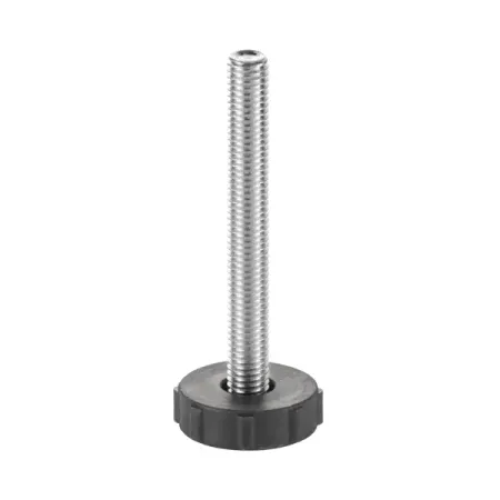 Опора винтовая круглая 12 мм 10 см сталь хром опора мебельная 50х27мм м6 регулируемая