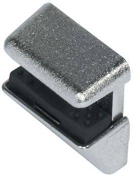 Hafele Полкодержатель для стеклянных полок никелированный, упаковка - 20 штук,  282.13.600