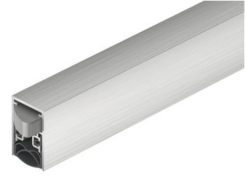 Hafele Автоматический порог алюминиевый, силикон, серый 930мм 950.05.913