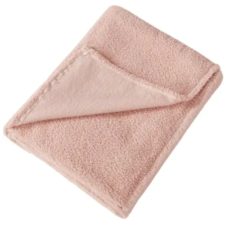 Плед 150x200 см букле цвет розовый