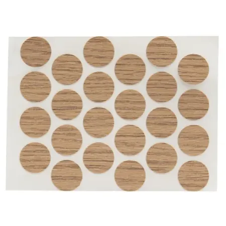 Заглушка самоклеящаяся H1180 ST37 ø20 мм цвет дуб натуральный 24 шт.