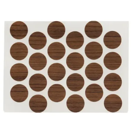 Заглушка самоклеящаяся H3704 ST15 ø20 мм цвет орех 24 шт.