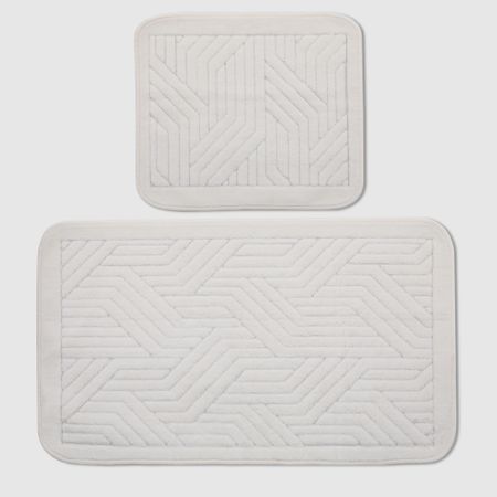 Набор ковриков для ванны Retro textil Braid кремовый 2 шт