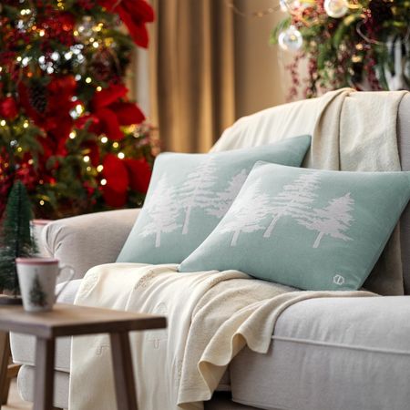 Подушка декоративная Togas Айора бирюзовый 50х50 см