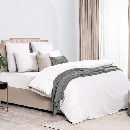 Пододеяльник Dome Лорено белый 220х240 см