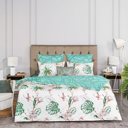 Комплект постельного белья Estia Тропикана Двуспальный евро
