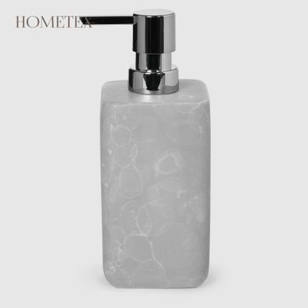 Диспенсер для жидкого мыла Hometex из керамики пузырьковая глазурь