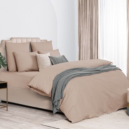 Пододеяльник Dome Лорено светло-коричневый 220х240 см