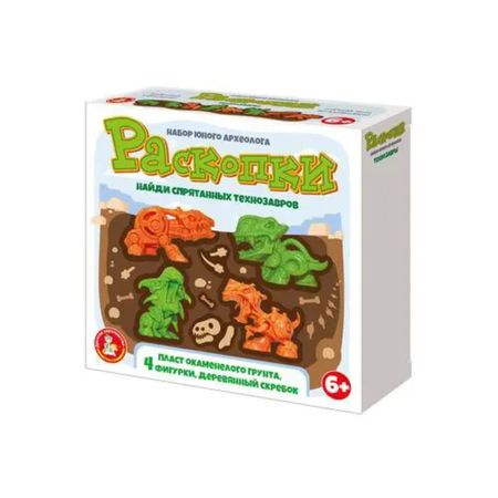 Набор Десятое королевство раскопки технозавры 4 фигурки фигурки лебедя moonbiffy