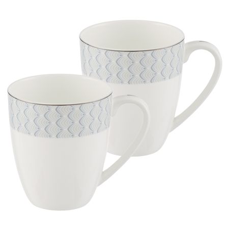 Набор кружек Gipfel Caroline 400 мл 2 шт мочалки для посуды lomberta 2 шт