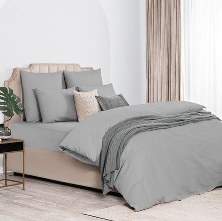 Пододеяльник Dome Лорено 200х215 см Серый