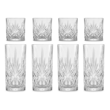 Набор стаканов для виски Schott Zwiesel Show (334 мл), 4 шт., и для воды (368 мл), 4 шт.