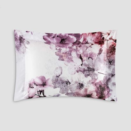 Наволочка Togas Вилма белый/фиолетовый 50х70 L