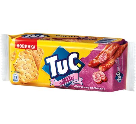Крекер Tuc со вкусом Копченые колбаски, 100 г