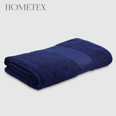 Полотенце махровое Hometex Original темно-синий 100x150 см