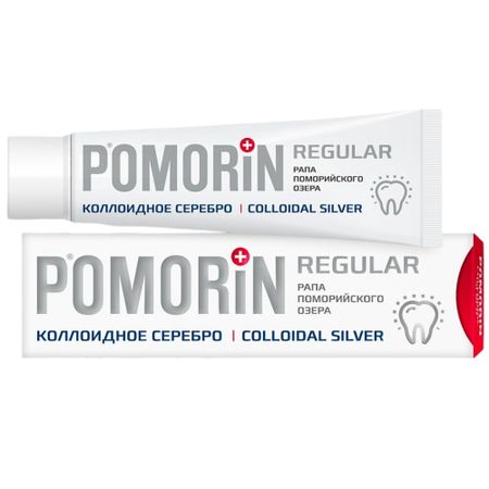 Паста зубная Pomorin коллоидное серебро 100 мл язык добрых дел словарь благотворительности