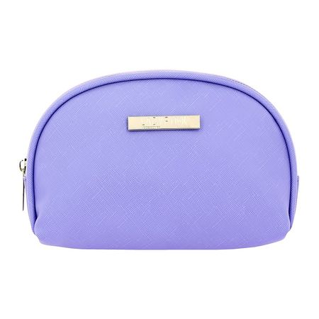 Косметичка Lady Pink овальная фиолетовая 19х7х13 см