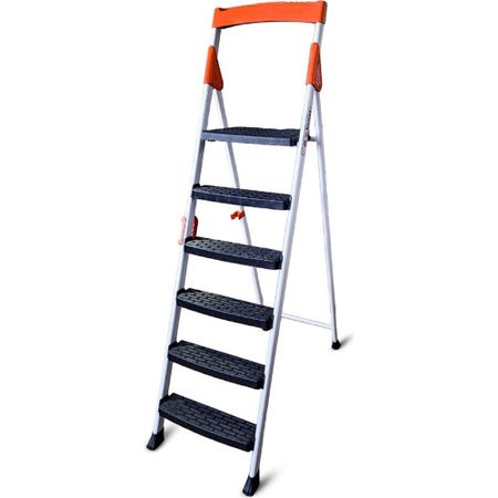 Стремянка с пластиковыми ступеньками Kanat Promax 5+1