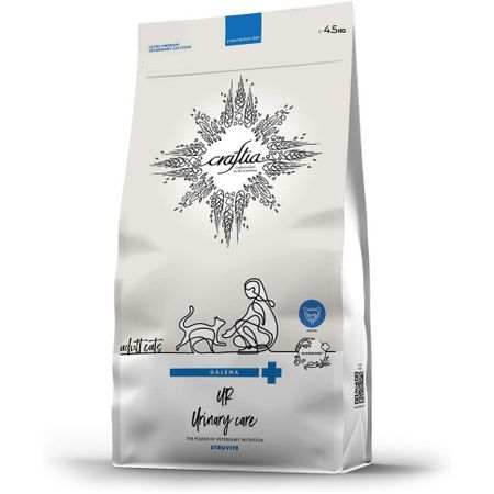 Сухой корм для кошек Craftia Galena Cat Urinary Care уринари для кошек, для растворения струвитных камней 4,5 кг