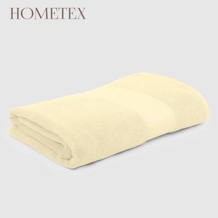 Полотенце махровое Hometex Original желтый 100x150 см