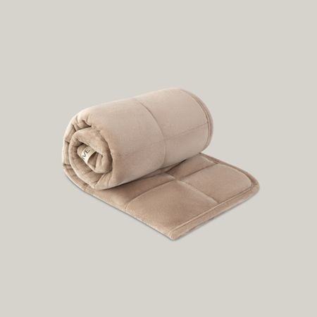 Одеяло мини утяжеленное Prime Prive Минки бежевый 40х90 см 5кг