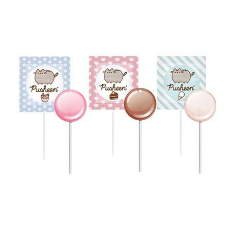 Карамель Sweet pops Pusheen на палочке 10 г в ассортименте