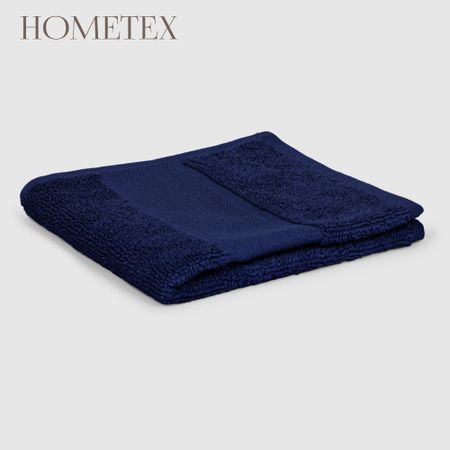 Полотенце махровое Hometex Original темно-синий 30x30 см