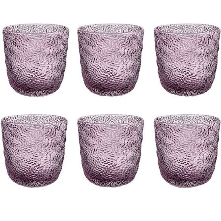Набор стаканов IVV Tricot Amethyst 300 мл, 6 шт