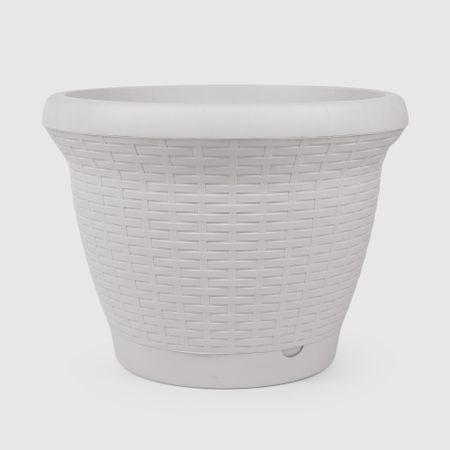 Кашпо Serinova wire mesh белый 50х37,5 см