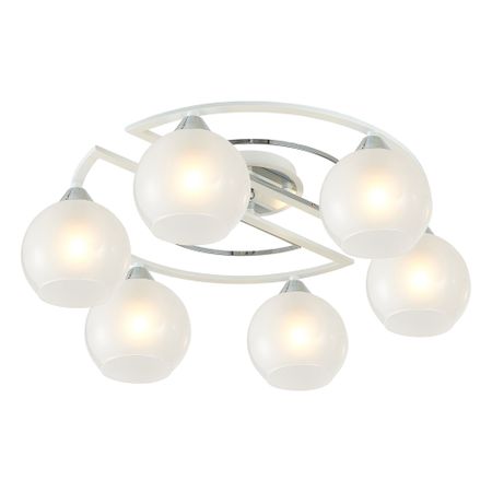 Люстра cl121160 отто белый хром зильке ламбек мой друг отто