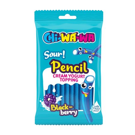 Жевательный мармелад Chi-wa-wa Карандаш со вкусом ежевики, 80 г