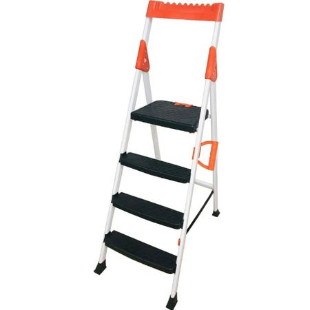 Стремянка с пластиковыми ступеньками Kanat Promax 3+1