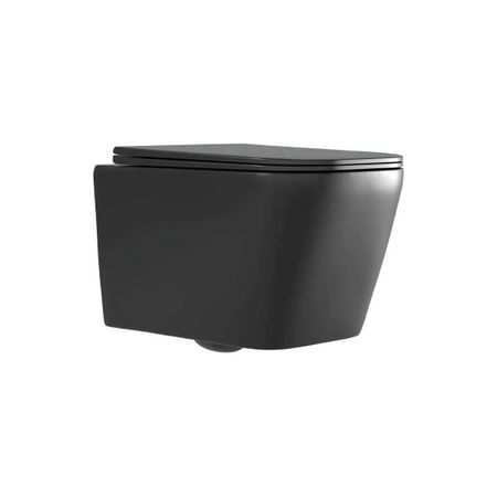 Унитаз подвесной Culto Jet-N черный матовый безободковый