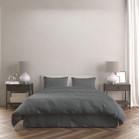 Комплект постельного белья Belashoff Графит (темно-серый) Семейный/дуэт