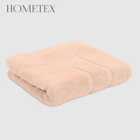 Полотенце махровое для ног Hometex Original пудра 50x90 см
