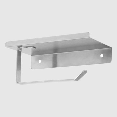 Держатель для туалетной бумаги Zalel с подставкой для телефона, хром