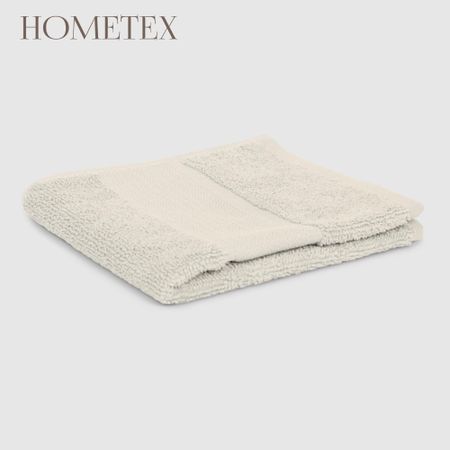 Полотенце махровое Hometex Original бежевый 30x30 см