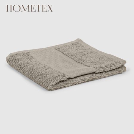 Полотенце махровое Hometex Original серый 30x30 см
