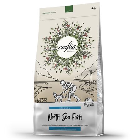 Сухой корм Crafita harmona для взрослых кошек из рыбы северного моря 4,5 кг у государственных дел быть указано…история посольского приказа