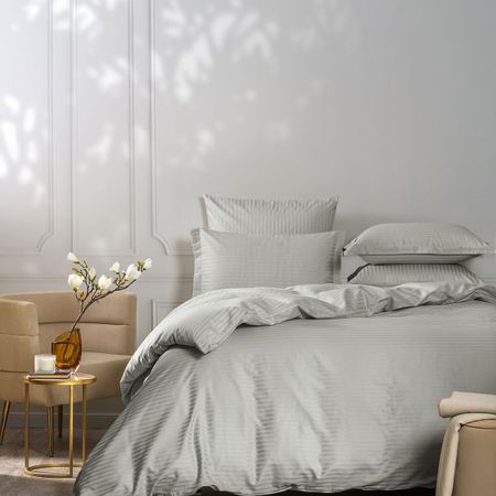 Комплект постельного белья Cassia Люкс серый Полуторный