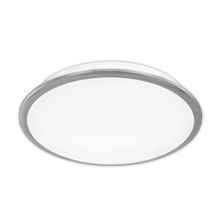 Люстра потолочная светодиодная с диммером Citilux Старлайт хром CL70330