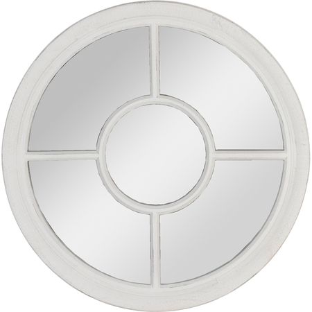 Зеркало Glasar круглое белое 70x4x70 см попсокет зеркало круглое пвх 12 18031 202505 s63