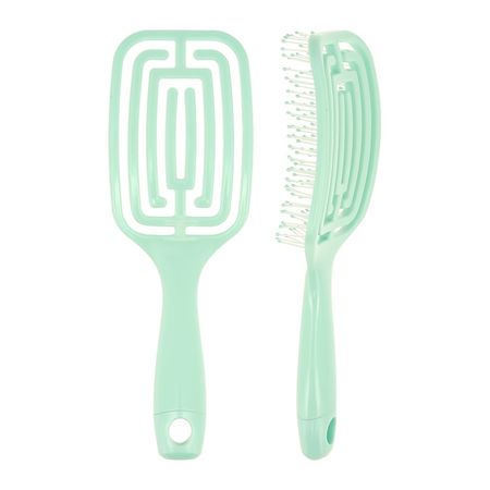 Расчёска для волос Lady Pink светло-зелёная